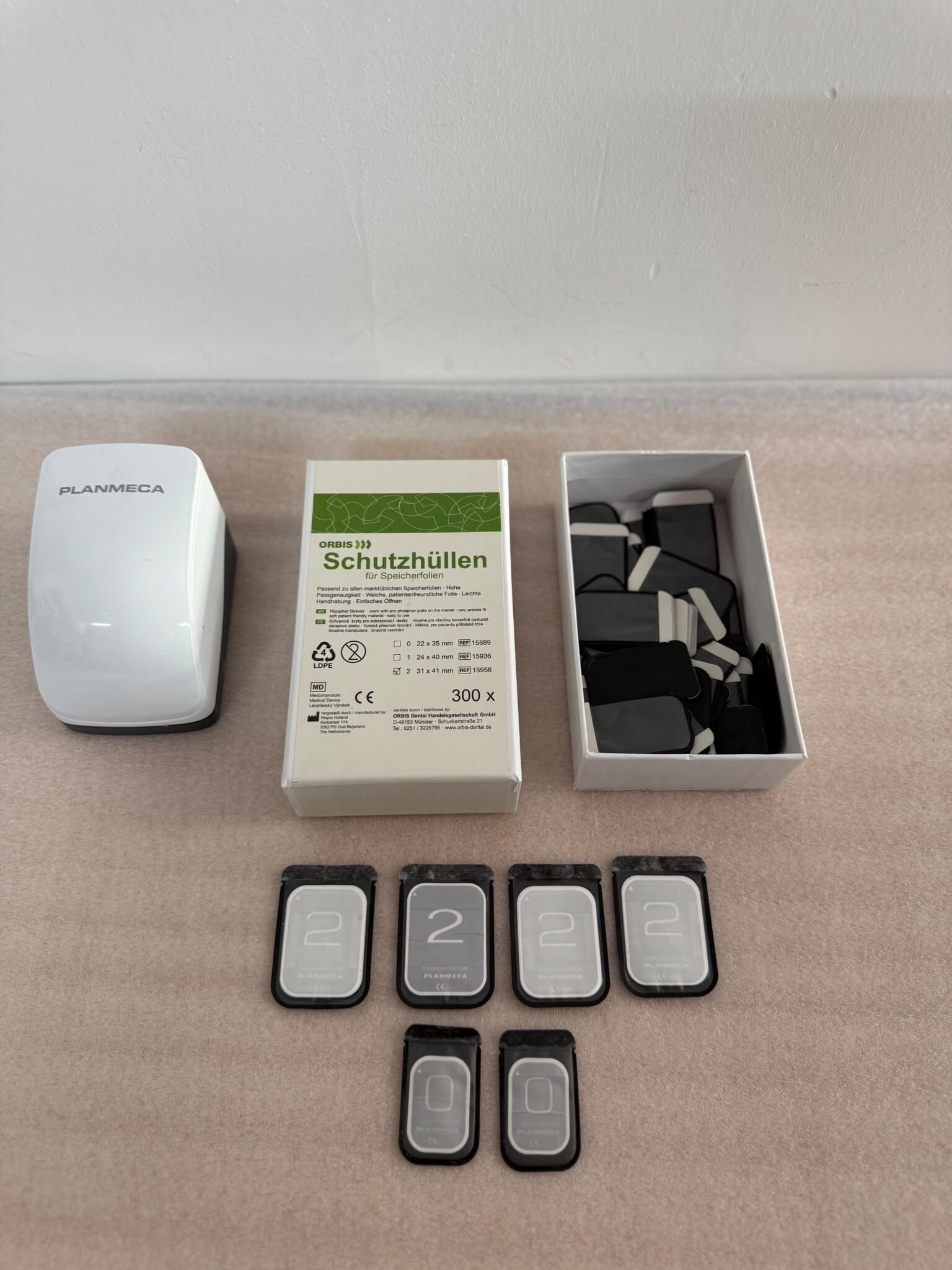 Planmeca ProSensor Dental Röntgensensor Set 6x Sensor Größe 0 & 2 + Zubehör | 388002