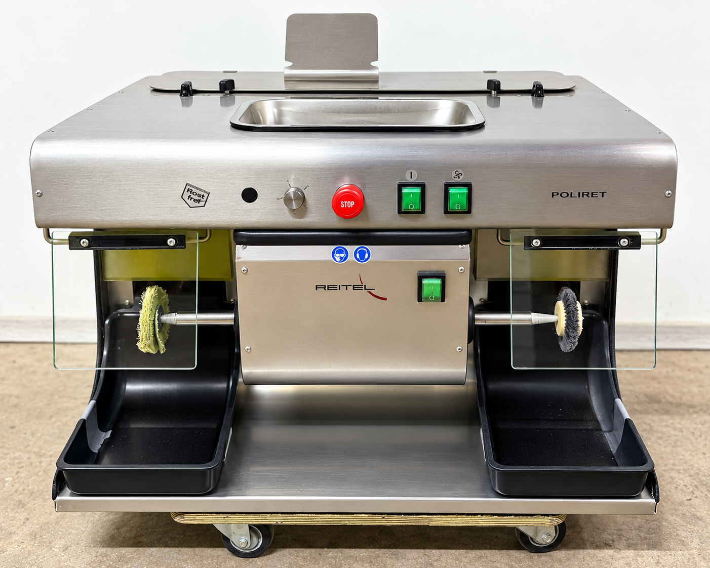 REITEL POLIRET Poliereinheit Poliermaschine Absaugung Dental Zahntechnik Labor | 388026
