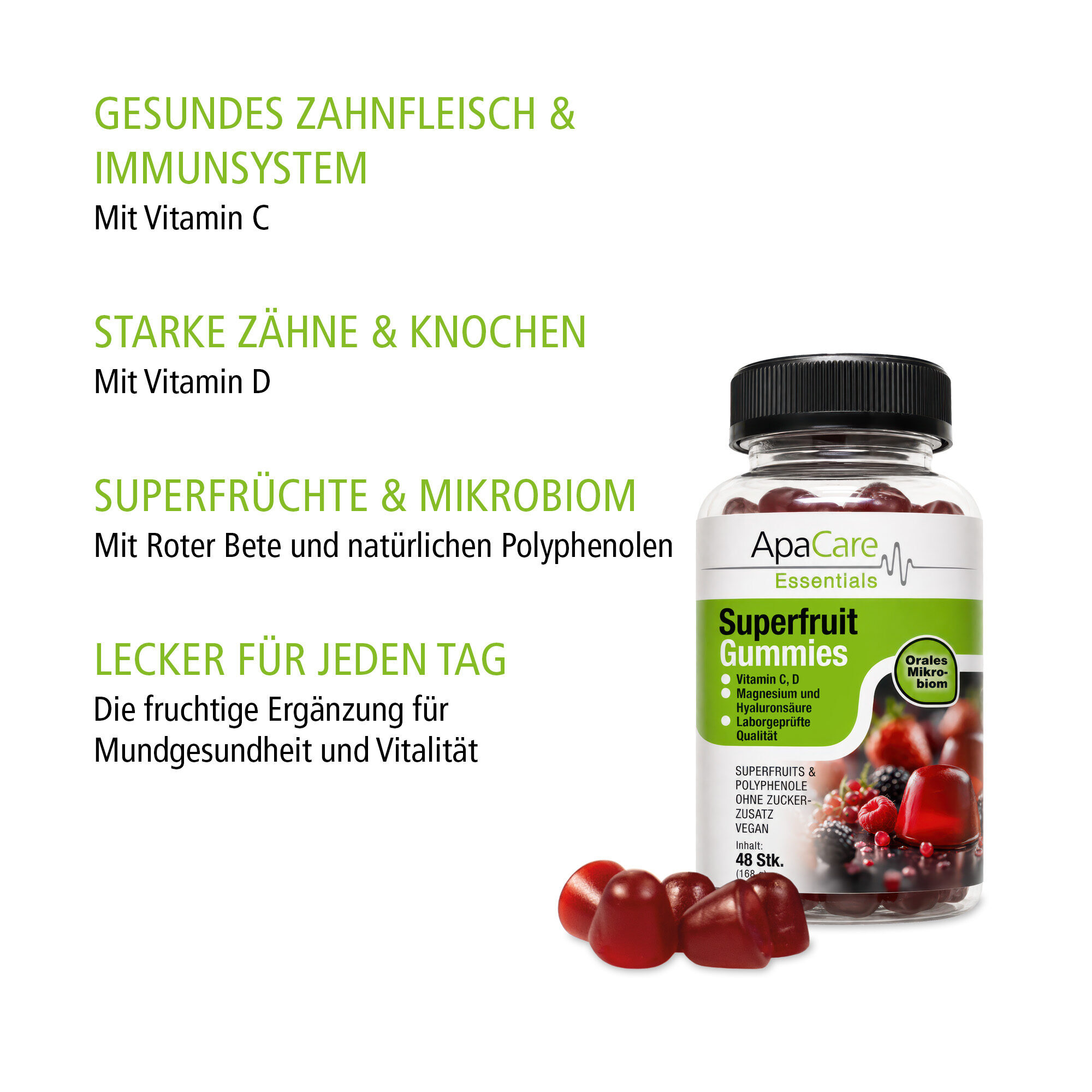 ApaCare Essentials ApaCare Essentials Superfruit Gummies 168g | 410260