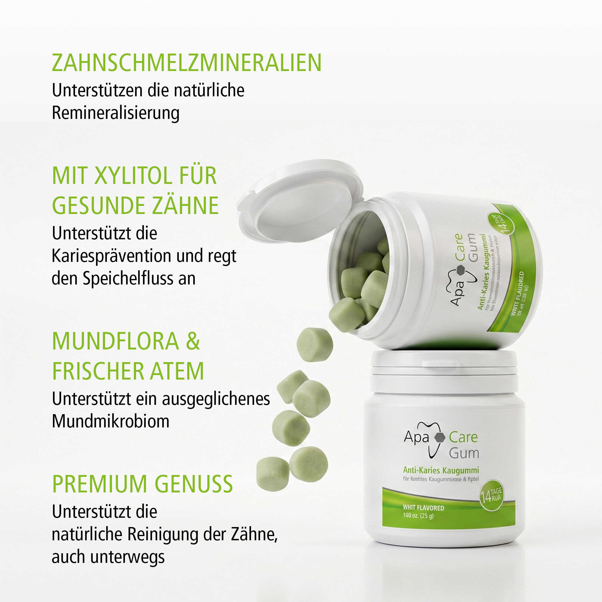 ApaCare Gum Anti-Karies Kaugummi | 410213