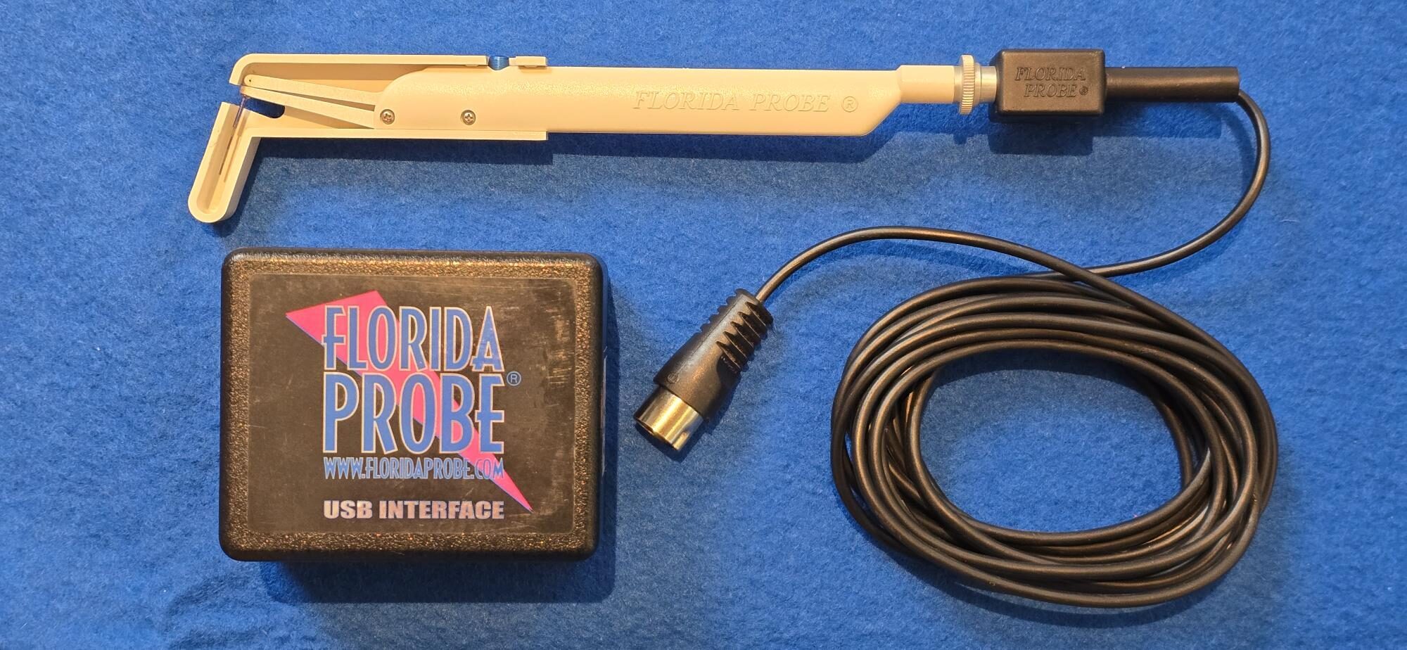 Florida Probe FP32” System mit digitaler opto-mechanischer Sonde und Fusspedal: Neu mit Software und USB-Lizenz-Dongle | 409622