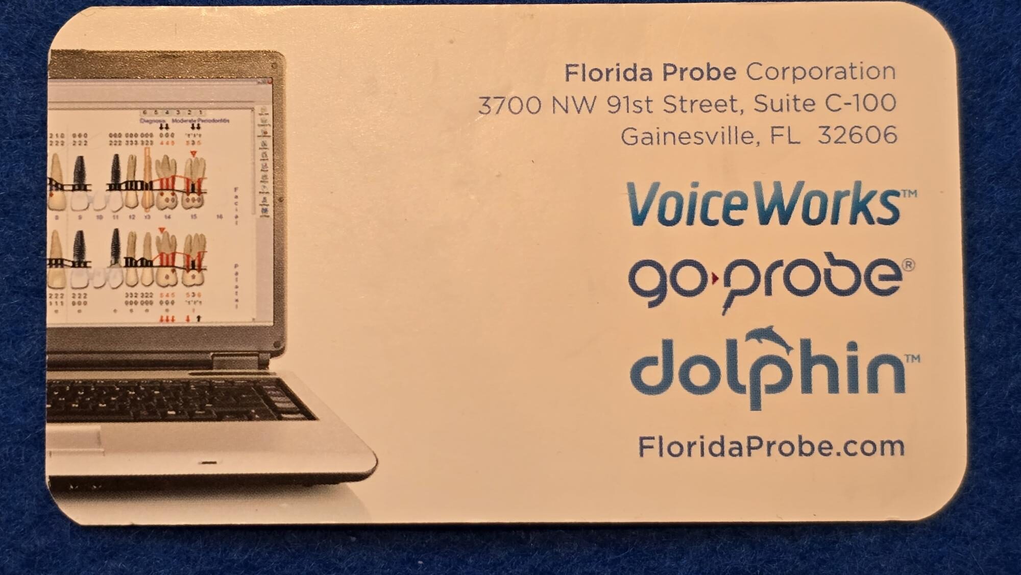 Florida Probe „VoiceWorks“ FP32” System mit Mikrofon-Headset für Stimm-Diktat der Sondierungswerte: Neu und komplett mit FloridaProbe-Software auf USB-Stick und USB-Lizenz-Dongel für Windows 10 und Windows 11 | 409636