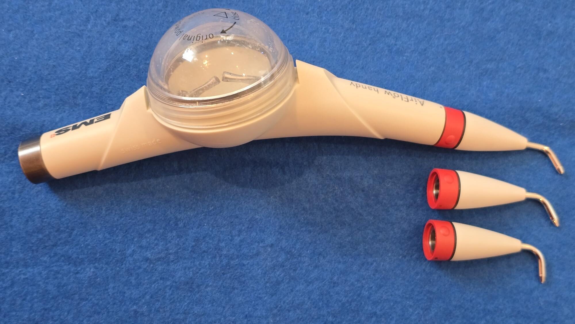EMS Air-Flow Handy auf KaVo Multiflexkupplung mit Zubehör, gebraucht | 409811