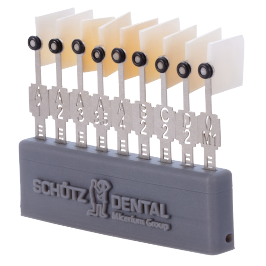 Schütz Dental TIZIAN SHADEGUIDE MT E in Keilform, 9 Farben | 429522
