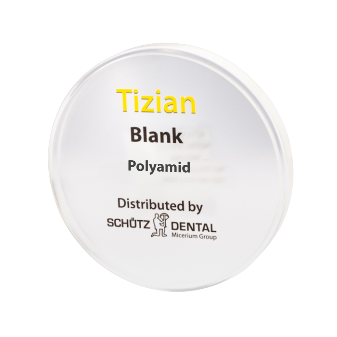 Schütz Dental Tizian Blank Polyamid, 98 x 16 mm 24er Bulkverpackung | 429502