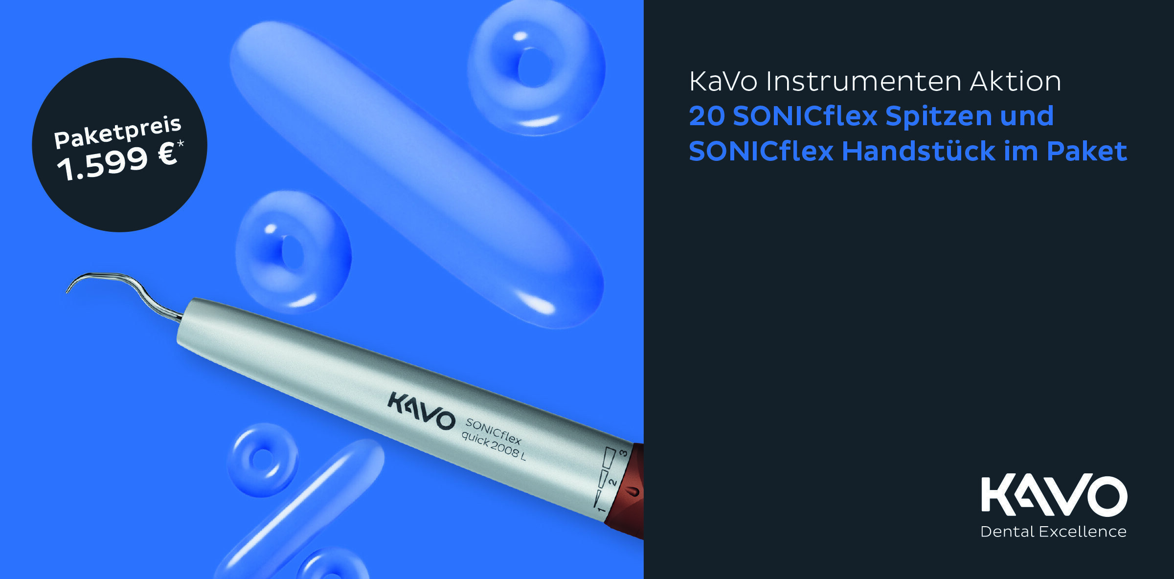 20 SONICflex Spitzen und SONICflex Handstück im Paket | 387746