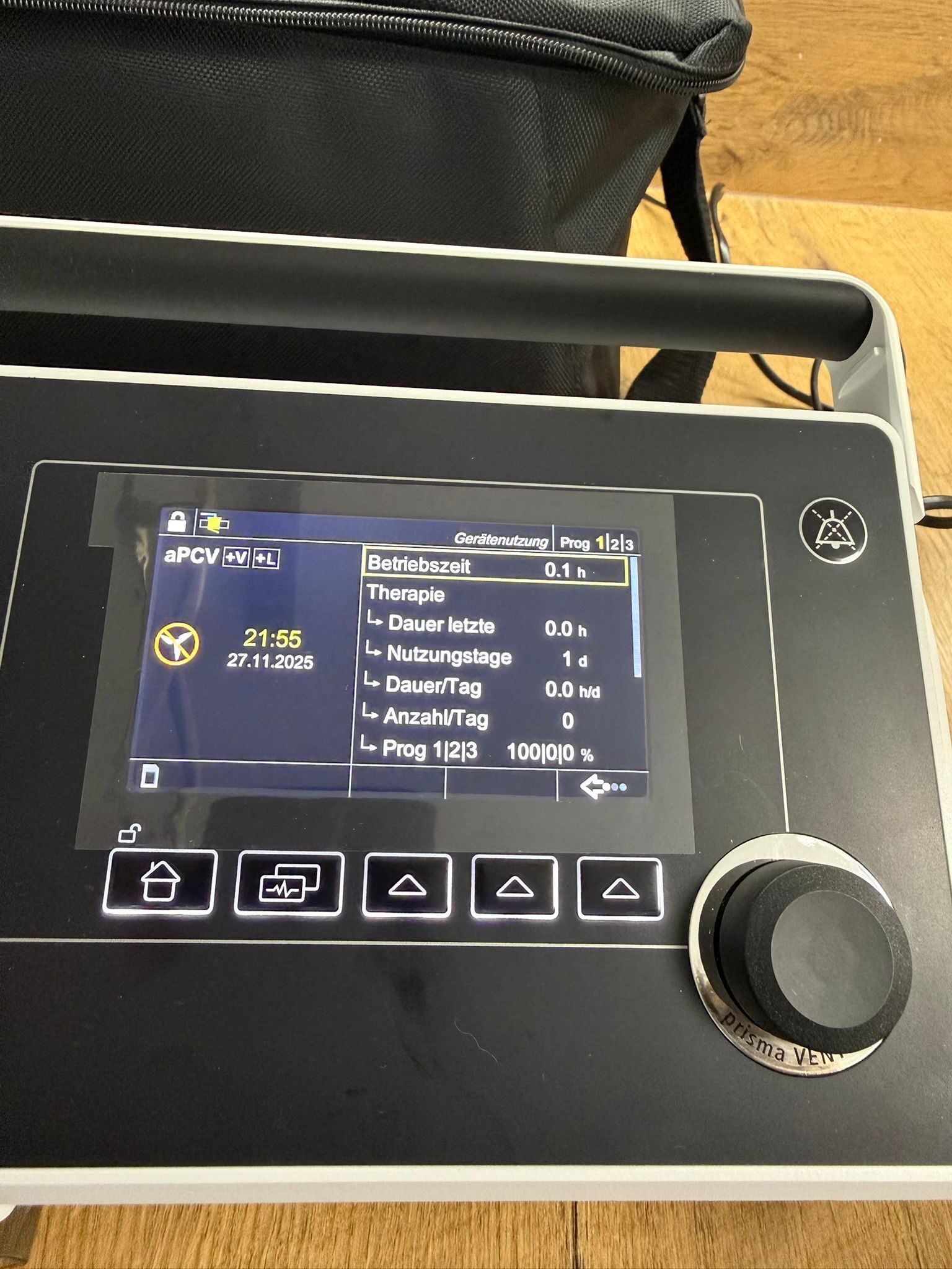Löwenstein Medical prisma VENT50 WM 120 TD Beatmungsgerät | nur 0,1 Std | 387930