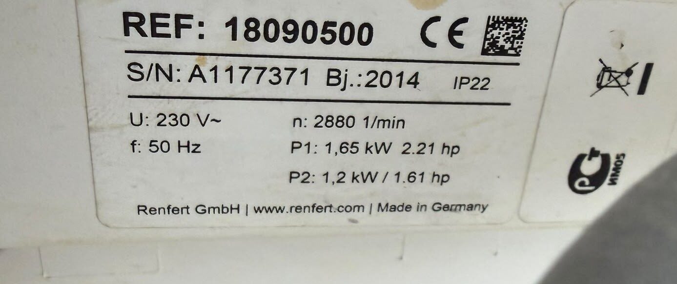 Renfert MT3 pro Modelltrimmer Nasstrimmer Marathon Dental Zahntechnik Labor | 388040
