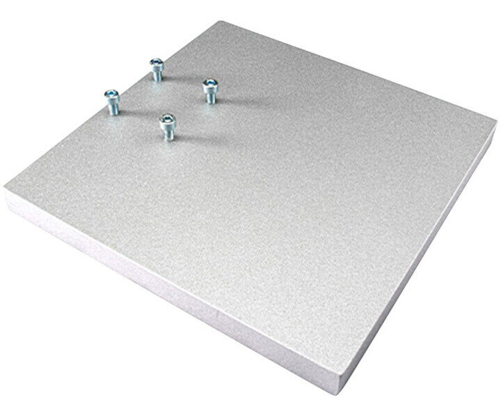 Rolf Meier Lichttechnik Tischfuß – für RLL Flex und Pro, Farbe silber, Gewicht 7,5 kg | 440554