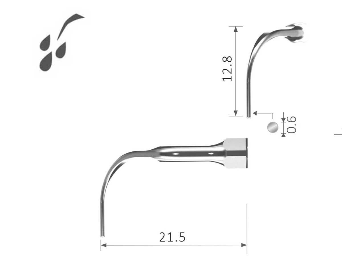 Keydent MyTip P6R (passend für EMS** Kons-Ultraschallgeräte) | 425130