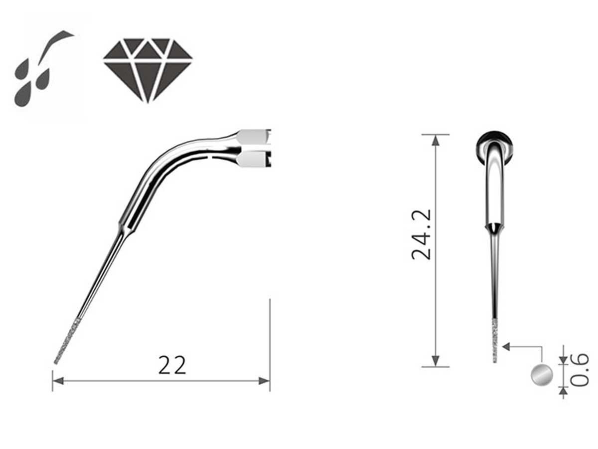 Keydent MyTip E15D (passend für EMS** Kons-Ultraschallgeräte) | 422438