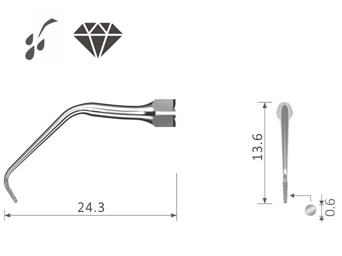 Keydent MyTip E11D (passend für EMS** Kons-Ultraschallgeräte) | 422512