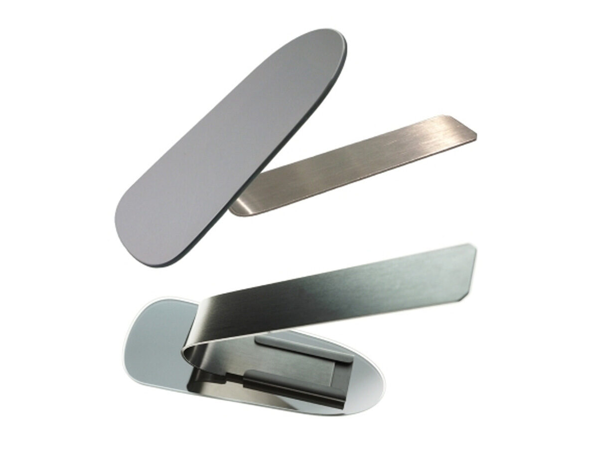 Lateral Fotospiegel (T1) aus Titanium mit Griff | 425292