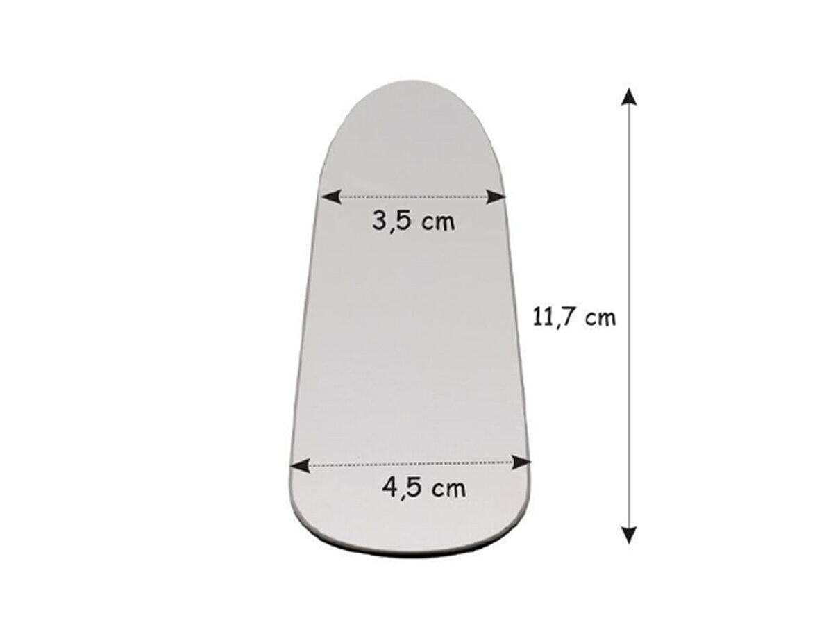 Lateral Fotospiegel (T1) aus Titanium mit Griff | 425293