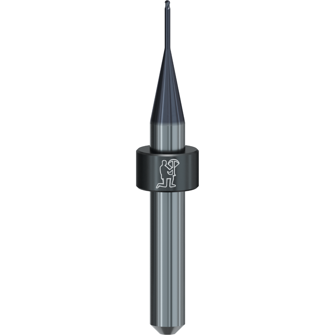 Schütz Dental T38 – Radiusfräser 0,6 mm für Co/Cr/Titan/TIN  Zweischneider, Tizian 6.0 Serie | 428876