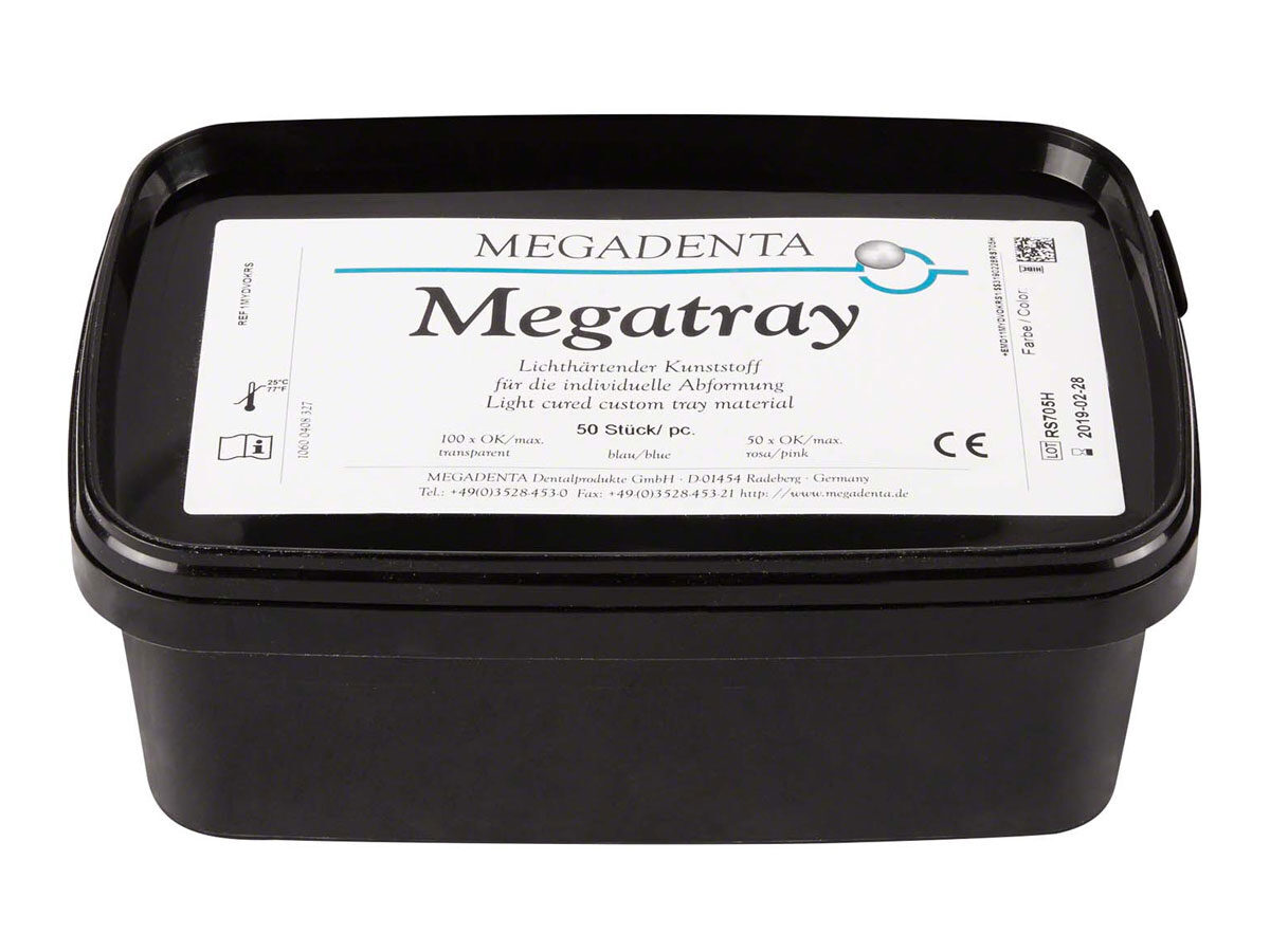 Megatray lichthärtender Kunststoff OK, natur (50) | 422614