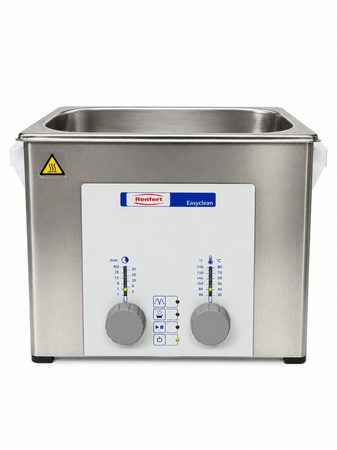 Renfert Easyclean Ultraschallreinigungsgerät 280 W – Edelstahl mit Korbeinsatz | 388261