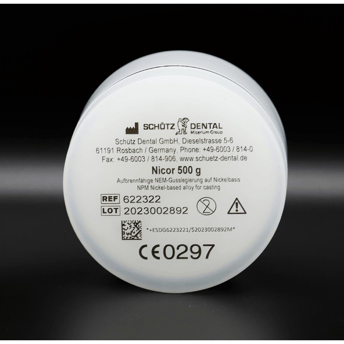 Schütz Dental NICOR 500 gr. | 428706