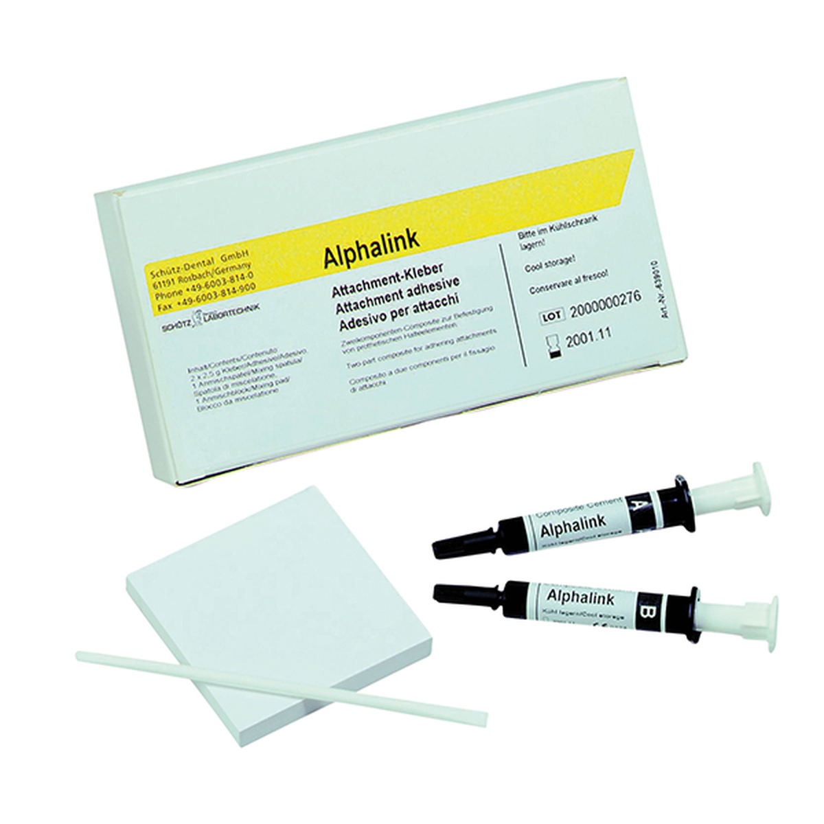 Schütz Dental Alphalink Set, Attachment Kleber | 428179