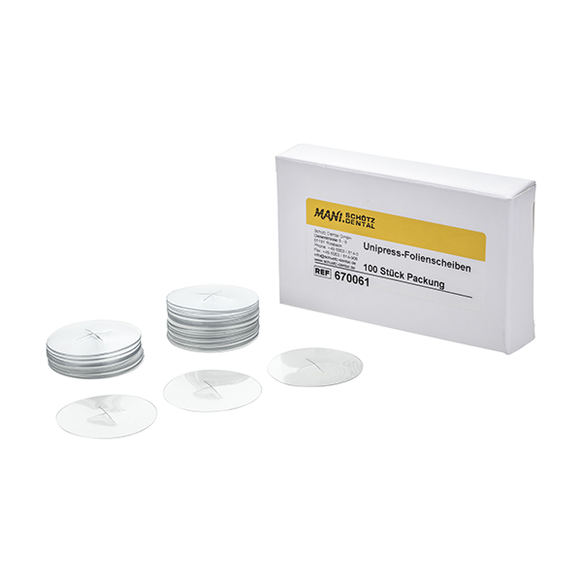 Schütz Dental Unipress Folienscheiben G | 428026