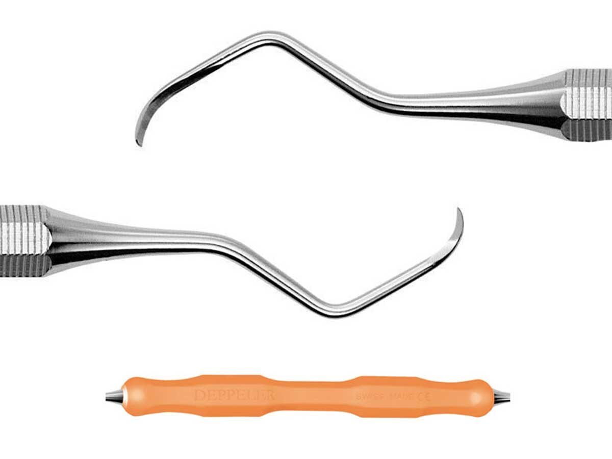 M23A™ Universal Kürette mit CN-Griff Orange | 422979
