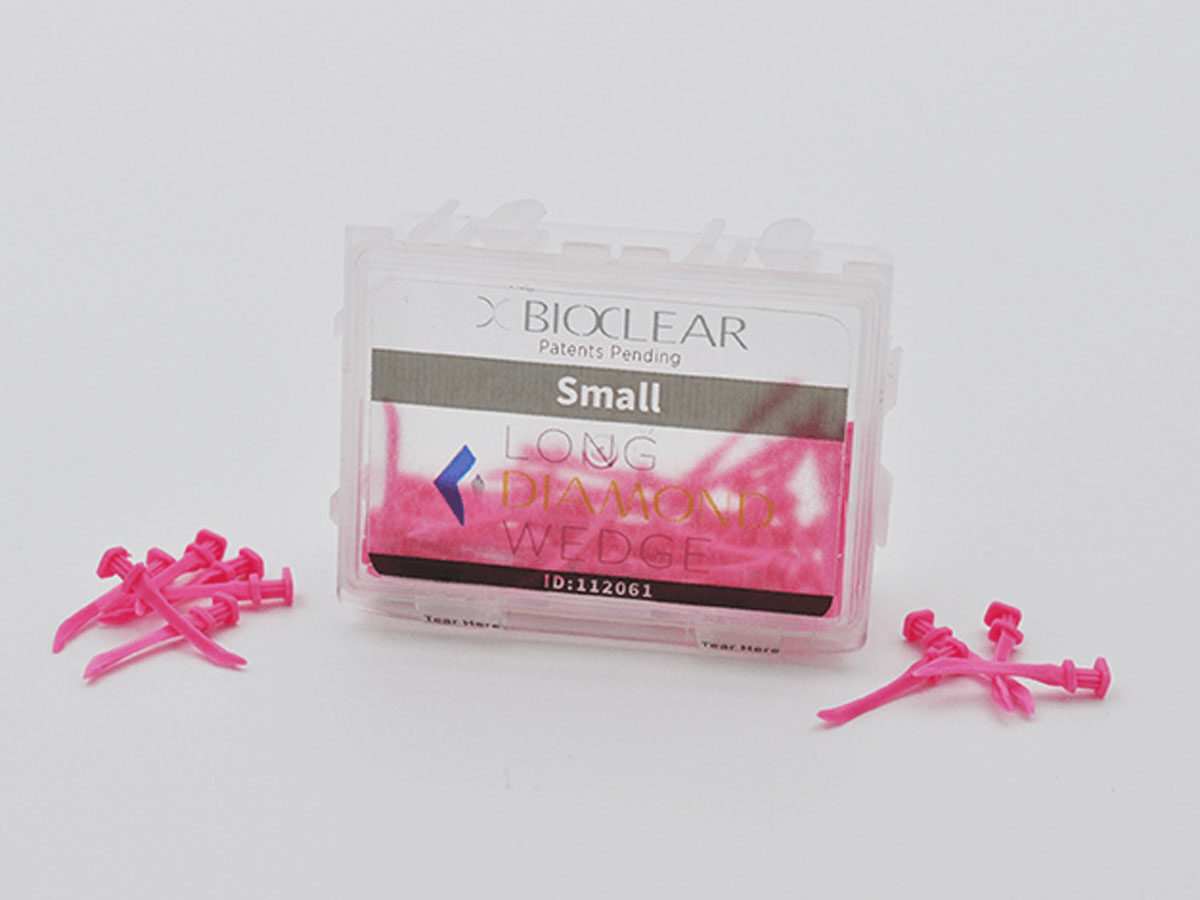Diamond Wedge Refill, Small pink – Long (50) | 423427