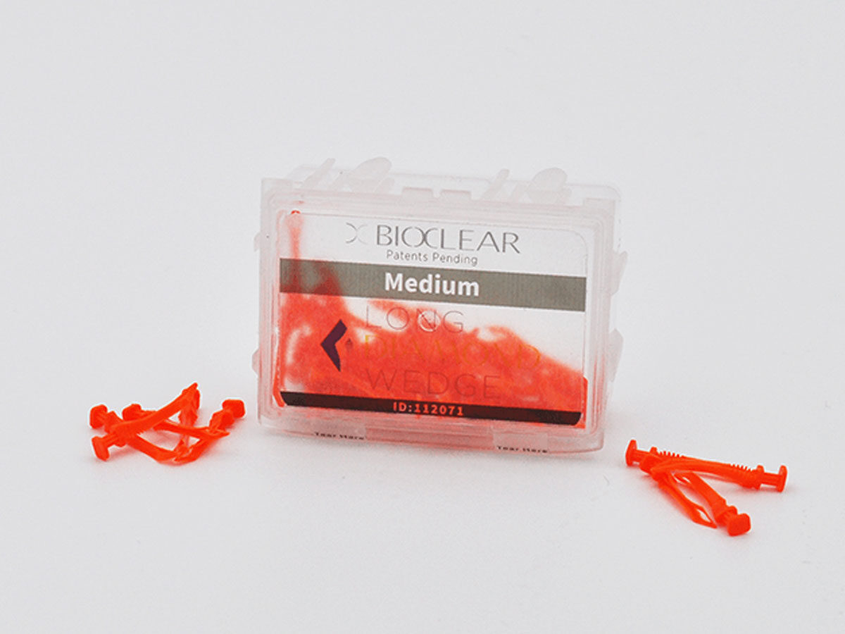 Diamond Wedge Refill, Medium orange – Long (50) | 423440