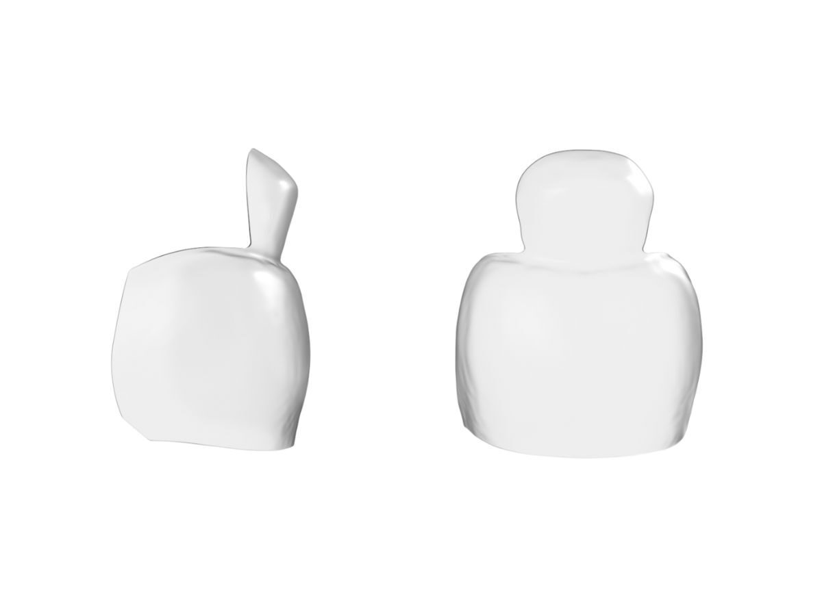 Biofit HD Posterior translucent white, 75µm – 4,5 mm (50) | 423442