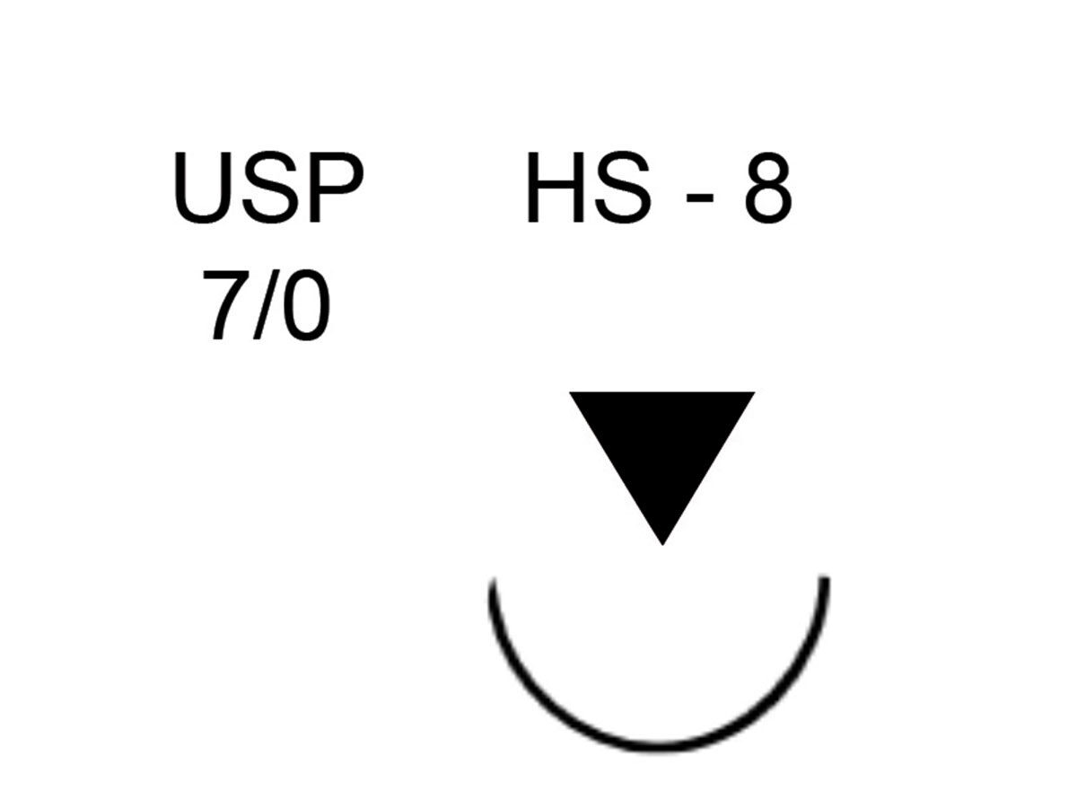Seralene blau 7-0 0,5 m HS-8 (24) | 423491