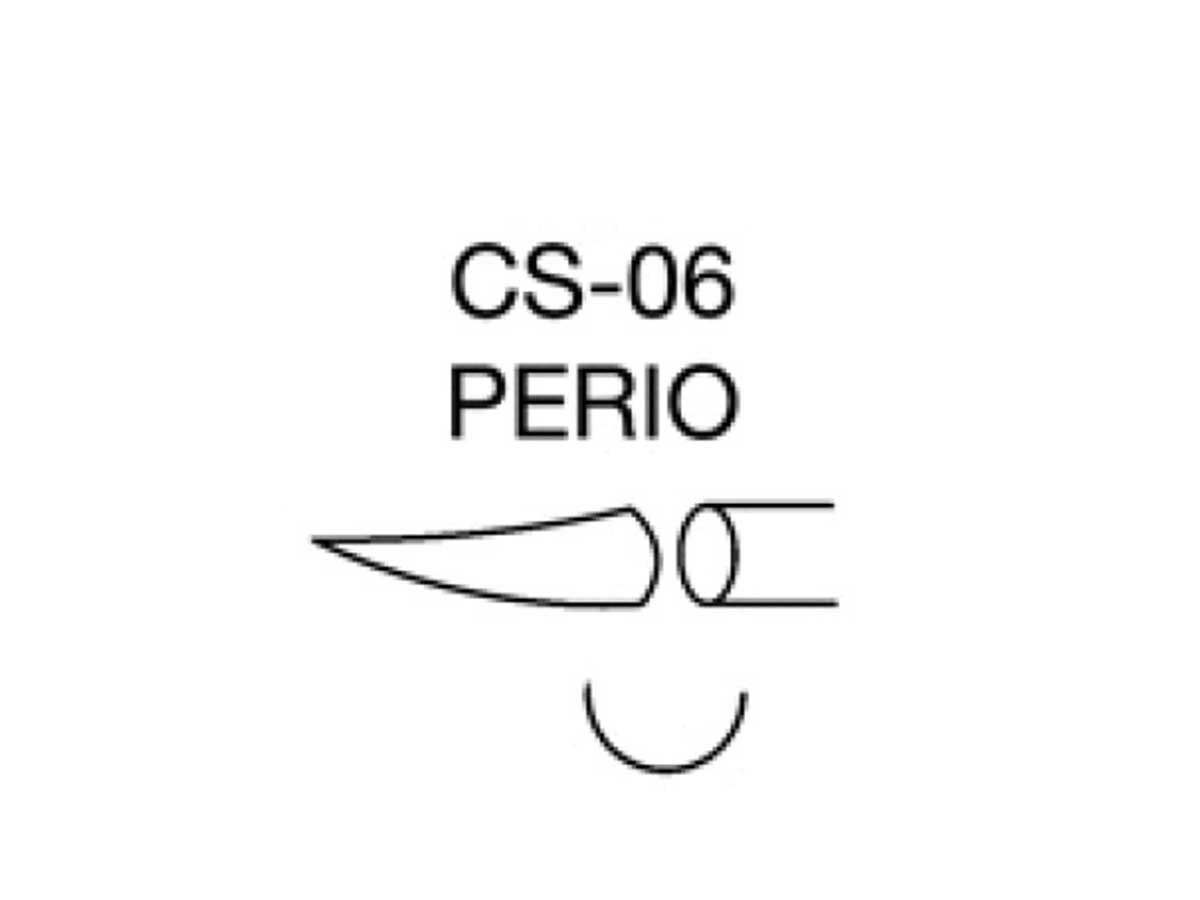 PTFE CS-06 PERIO 4-0 EP-1,5 T22 12,7 mm 1/2 Circle Taper Point Needle (12) | 423541