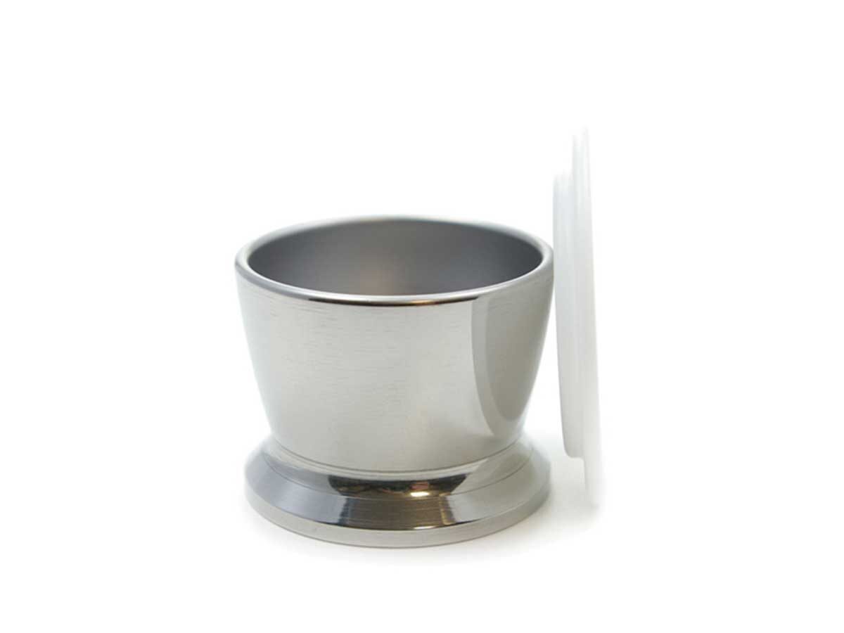 mamadent Makro 053 Anmischbecher aus Edelstahl mit Deckel aus POM | 423579