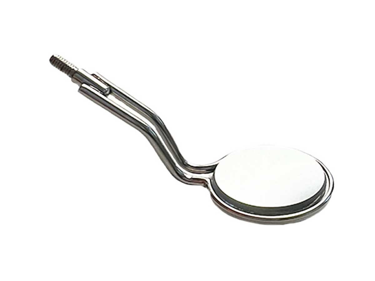 mamadent Makro Mundspiegel mit Lippenhalter, 22 mm Rhodium Front Surface für Mamadent 013 und TG011 | 423583