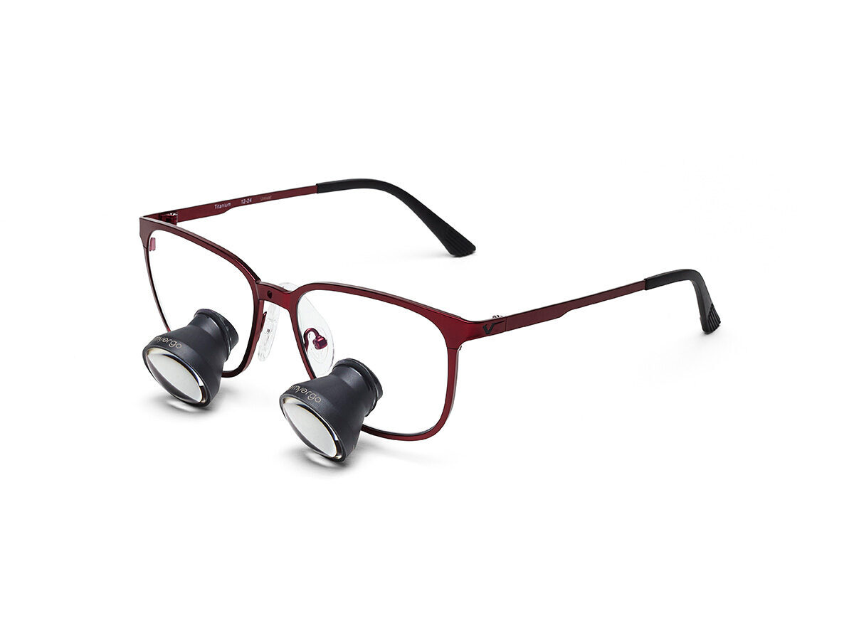 MyErgo Galilei TTL Lupe 3,0×400 mm REGENT (square) – burgunder | 425471