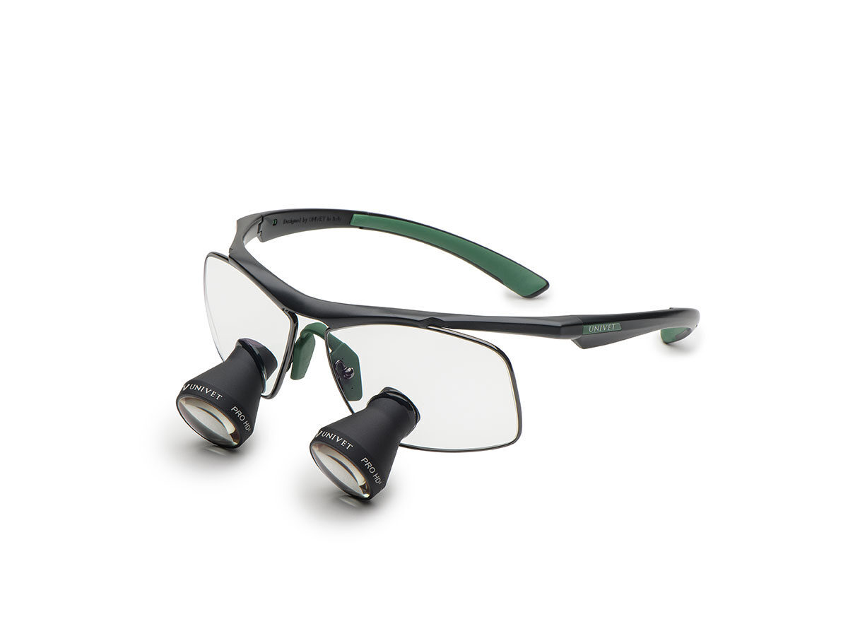 Techne GO, Galilei TTL Lupe 2,5×350, Größe M – schwarz/grün | 426377