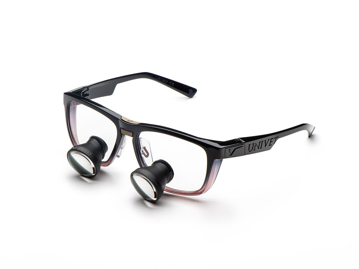 Galilei TTL Lupe 2,5×400 mm mit Gestell Cool Ruby | 424102