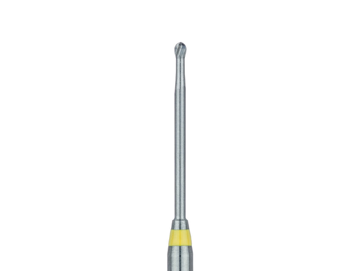 Endo Access Burs Fig 191A, RAL (205) Gr. 012, gelb – 31 mm (2) | 424364