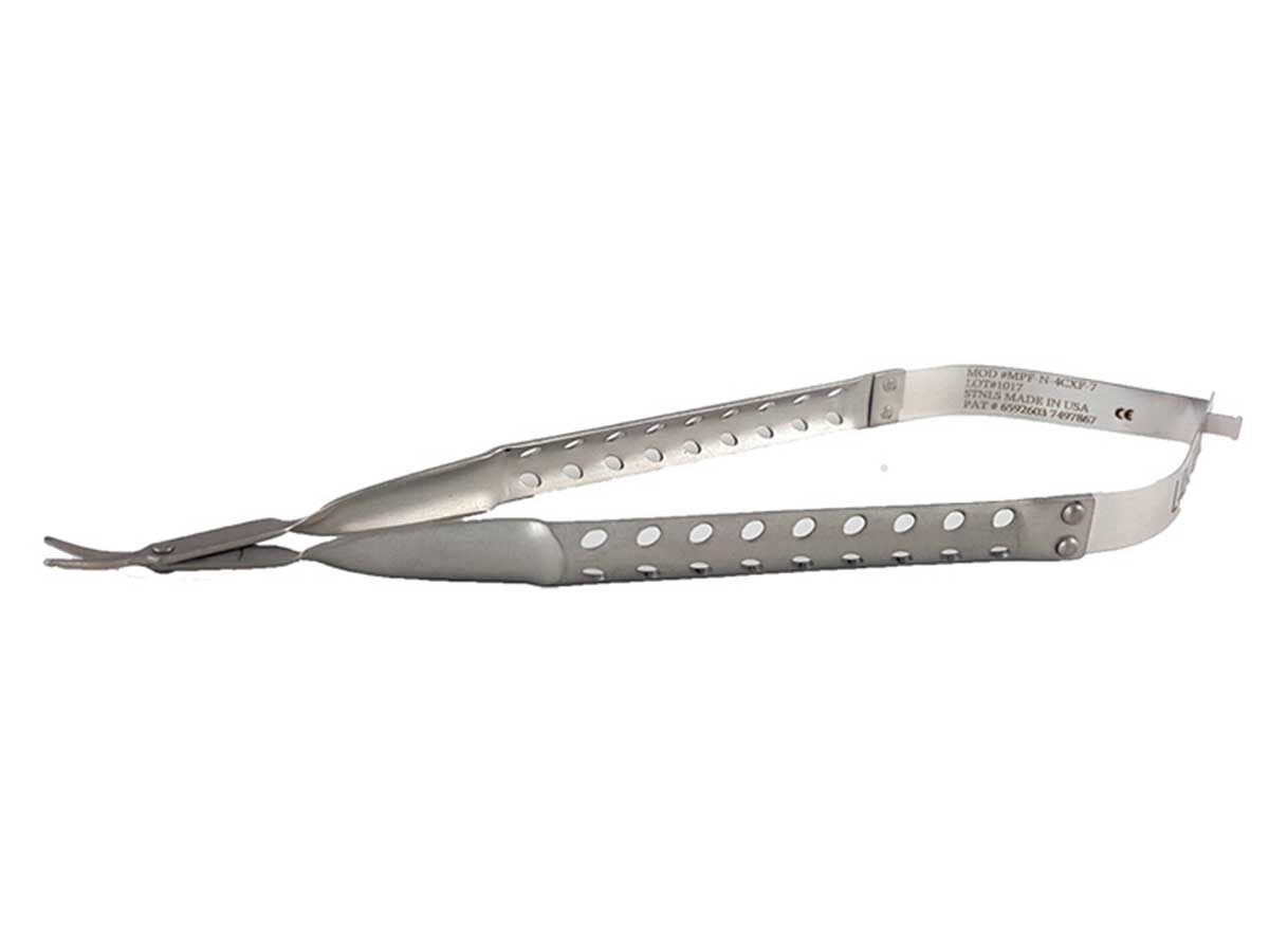 Mikroschere (17,5 cm) zum Entfernen von vertieft liegendem Nahtmaterial #MPF-7-N-4CXF | 424452