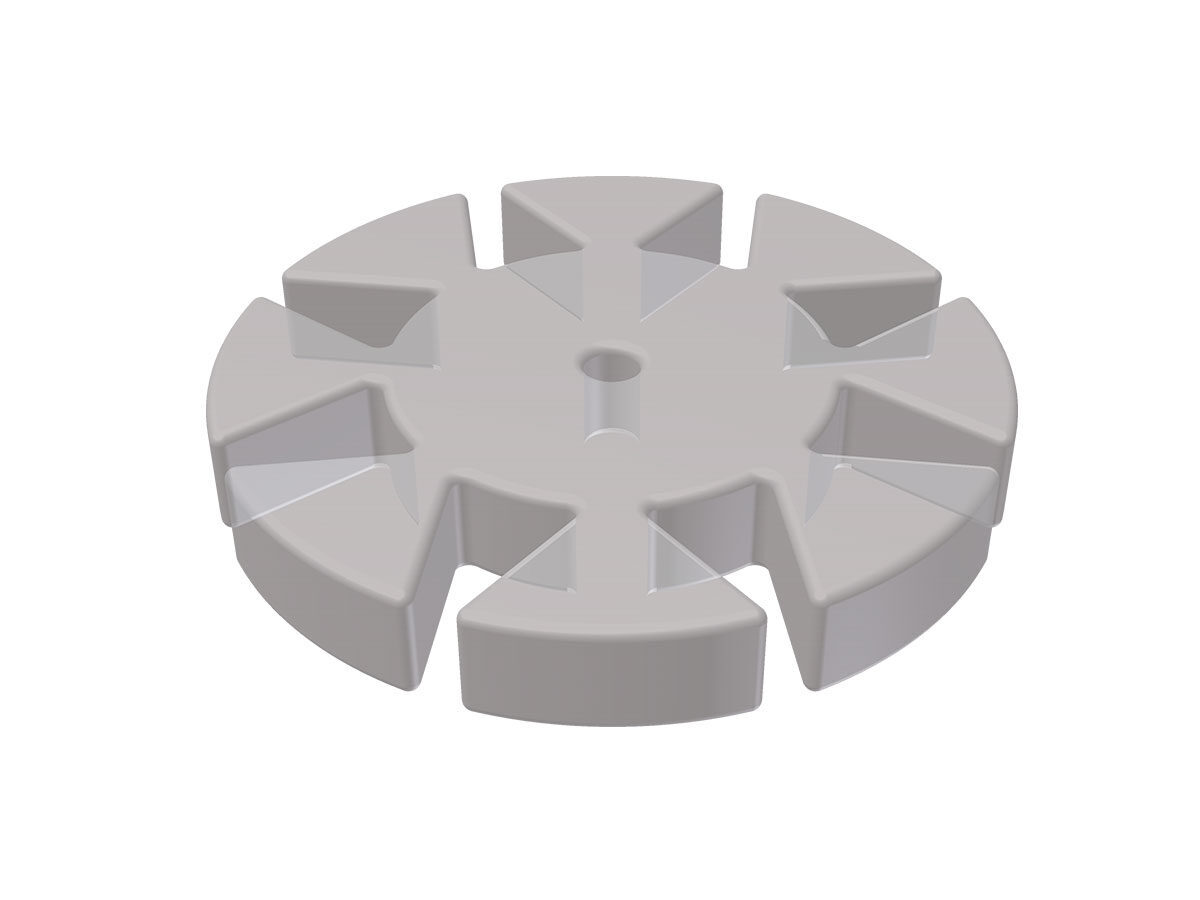 SMD Safety Memo Disc perforiert transparent 0,9 mm (100) | 424549