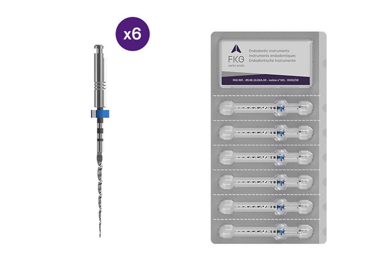 Sterile FKG BioRace BR3 NiTi Feilen 25/.06 – 25 mm (6) | 424572