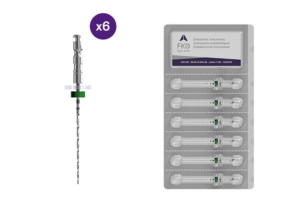 Sterile FKG BioRace BR4C NiTi Feilen 35/.02 – 25 mm (6) | 424570