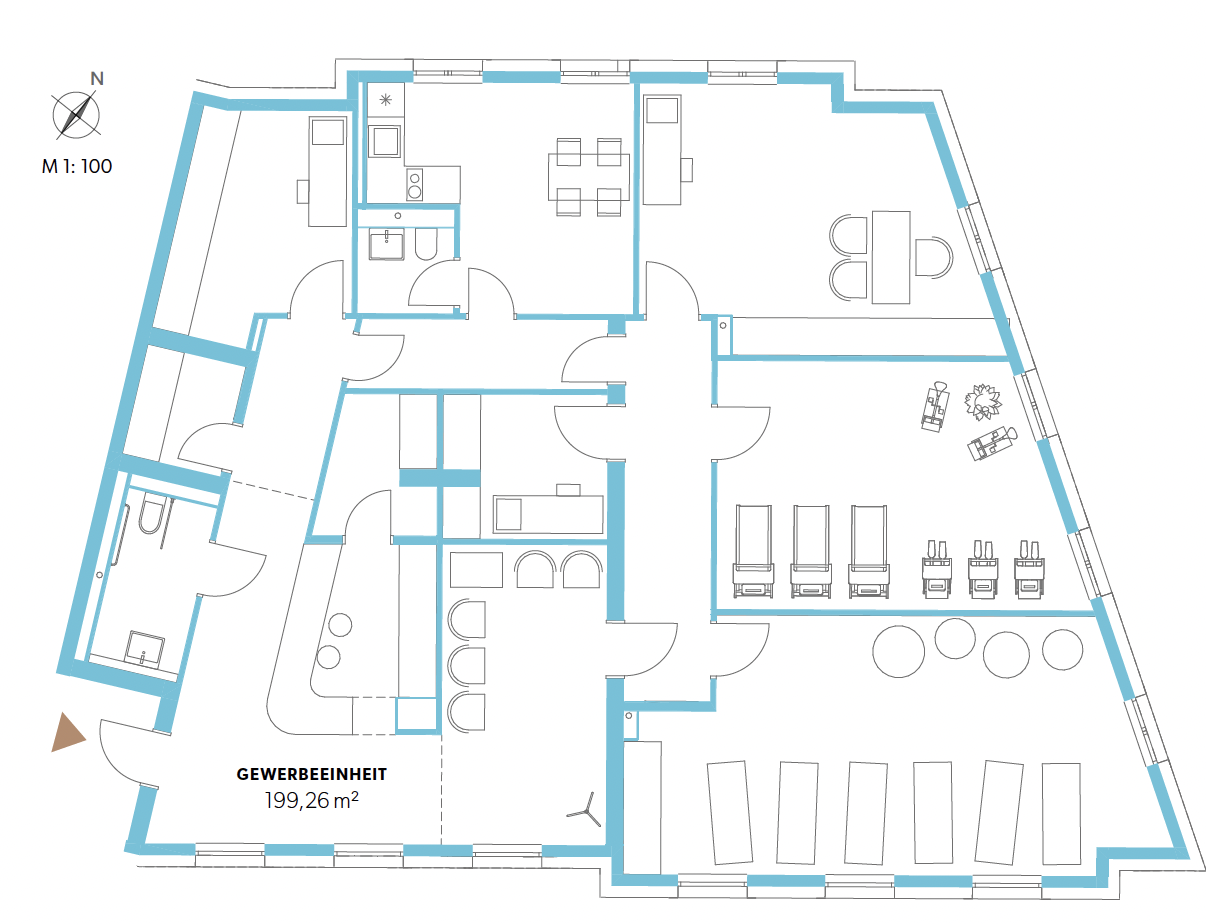 Erstbezug Ärztehaus Bergstraße: 200 m² Praxisfläche im Rohbau – Gestalten Sie Ihre Traum-Zahnarztpraxis! | 409967