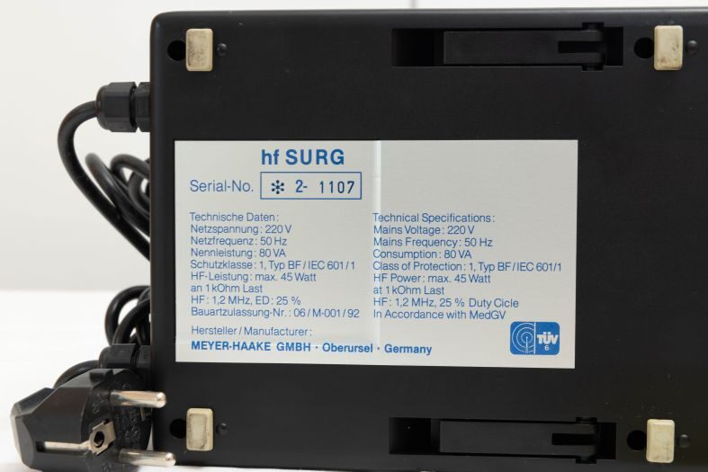 HF Surg Hochfrequenz-Elektrochirurgiegerät , wenig gebraucht | 410461