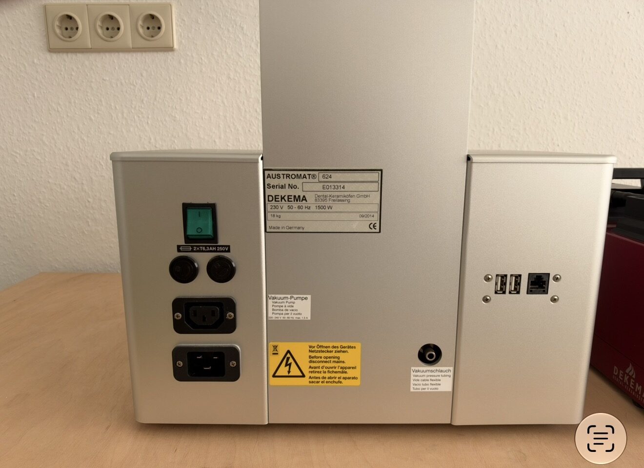 DEKEMA Austromat 624 Keramikofen – Neuwertig! Nur 101 Brände – Top-Zustand | 388669