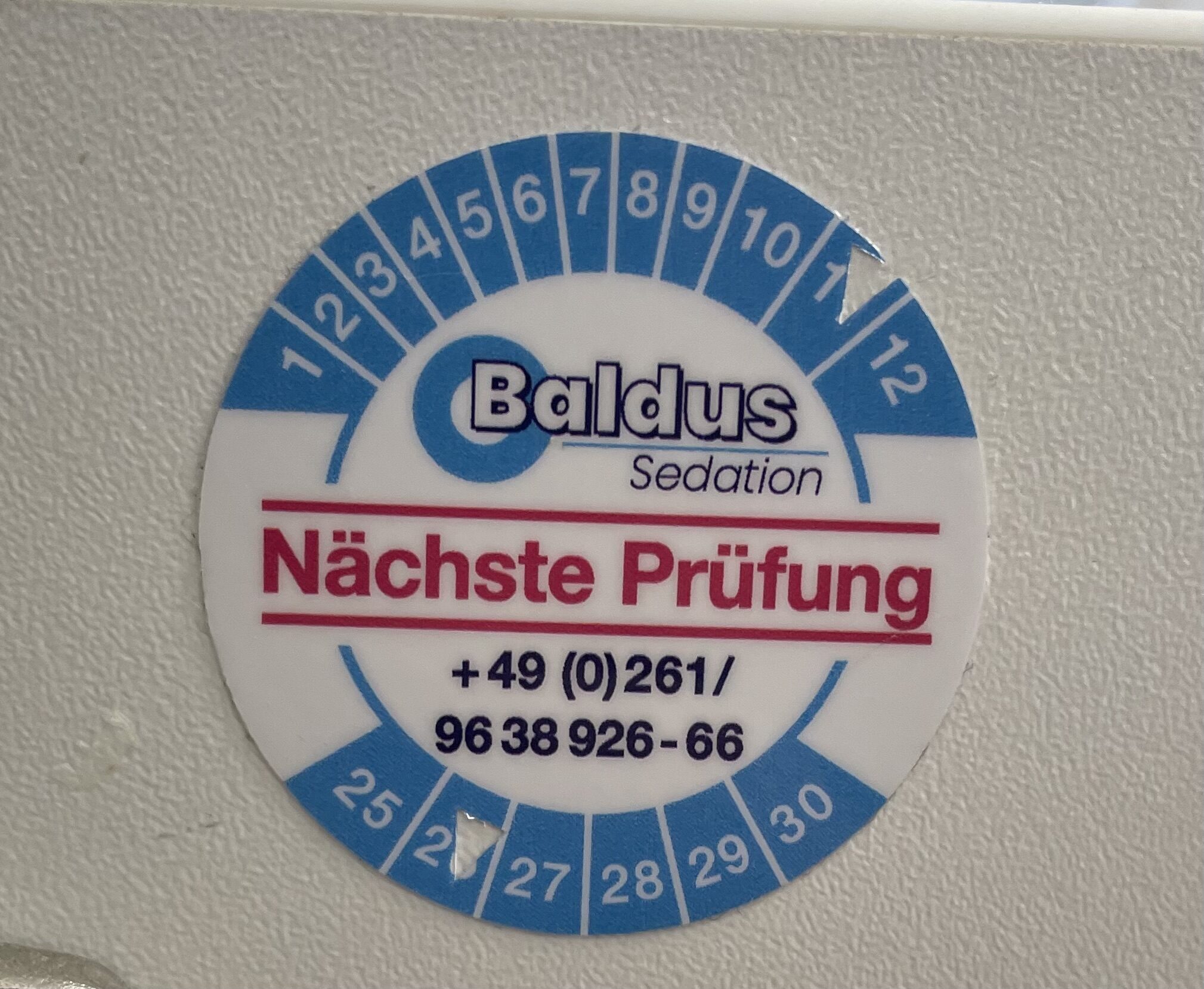 Lachgas- Sauerstoff- Mischgerät der Firma Parker, Digital Flush Mount. | 388928