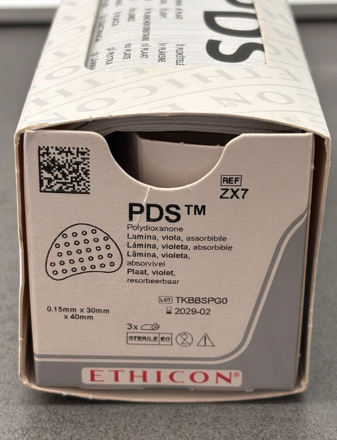 PDS FOLIE Polydioxanone 0,15X40X30MM ZX7 Nahtmaterial | 388571