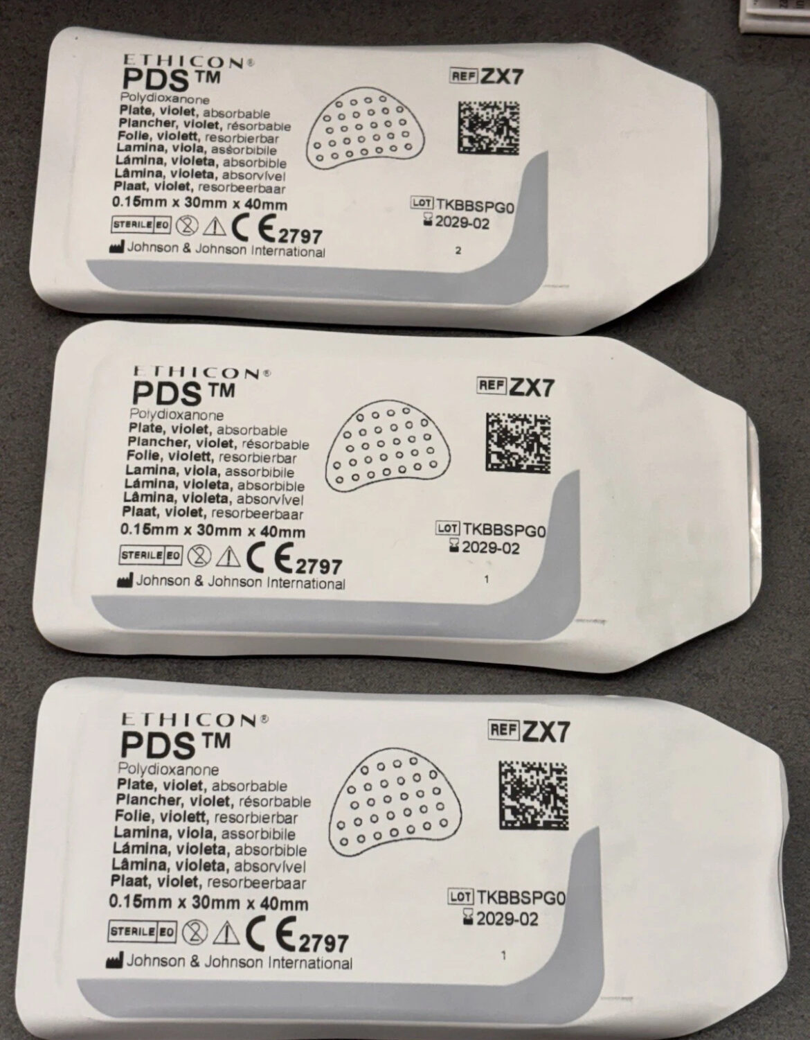 PDS FOLIE Polydioxanone 0,15X40X30MM ZX7 Nahtmaterial | 388574
