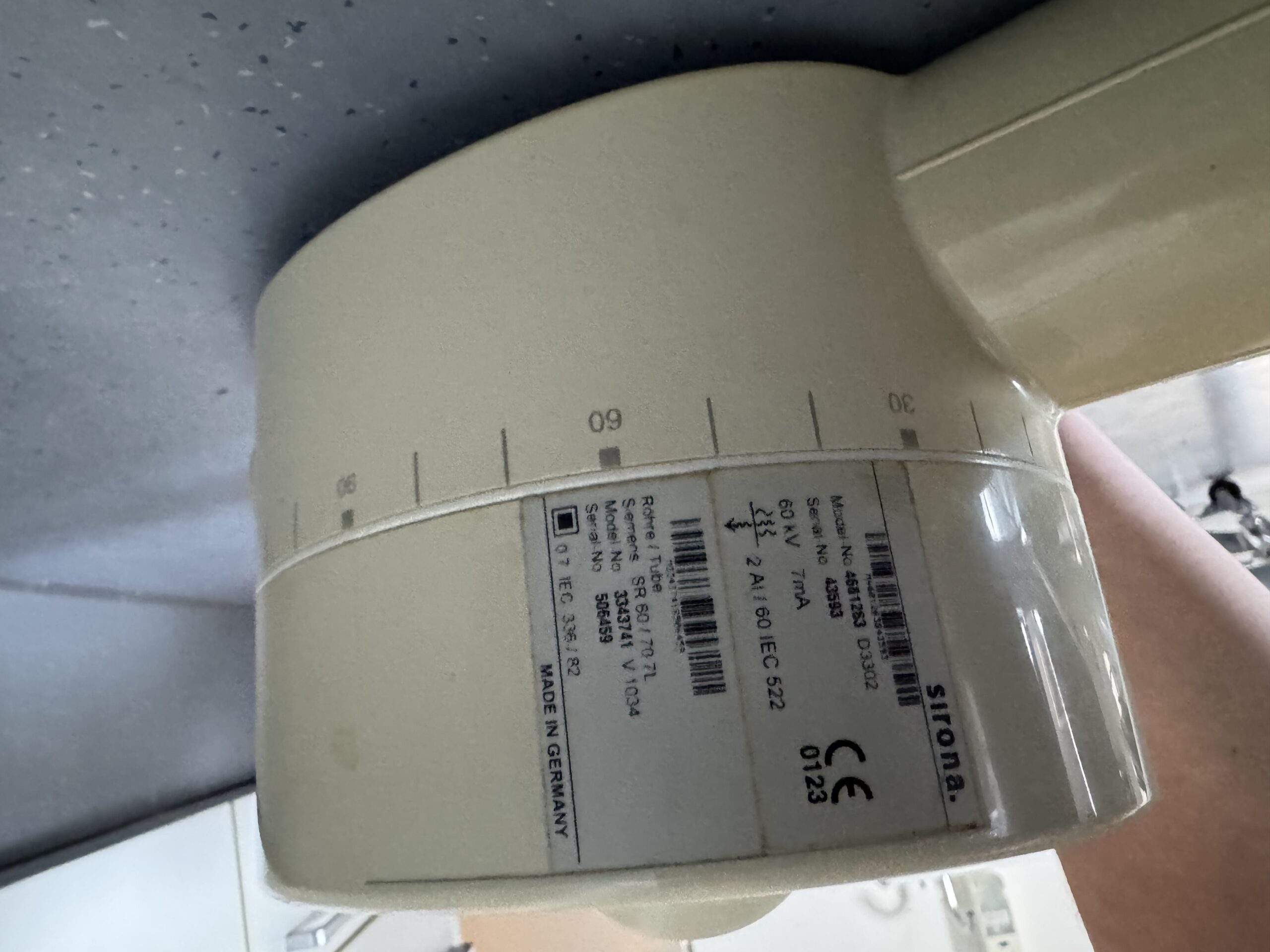Sirona Heliodent DS – komplettes Dental-Röntgengerät mit Röntgenkopf und Gelenkarm | 389004