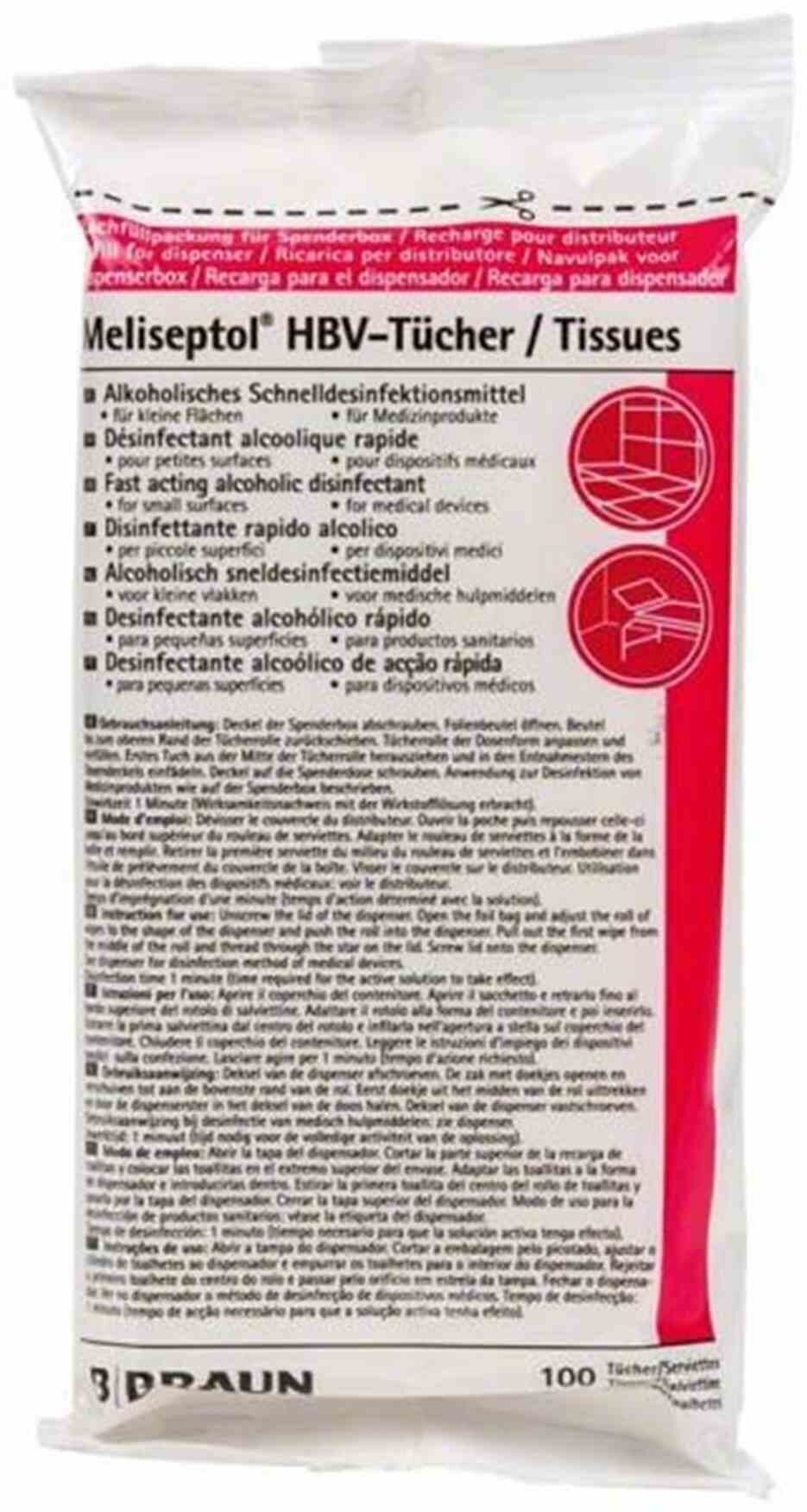 Meliseptol HBV-Tücher 100 St Nfpa | 429741
