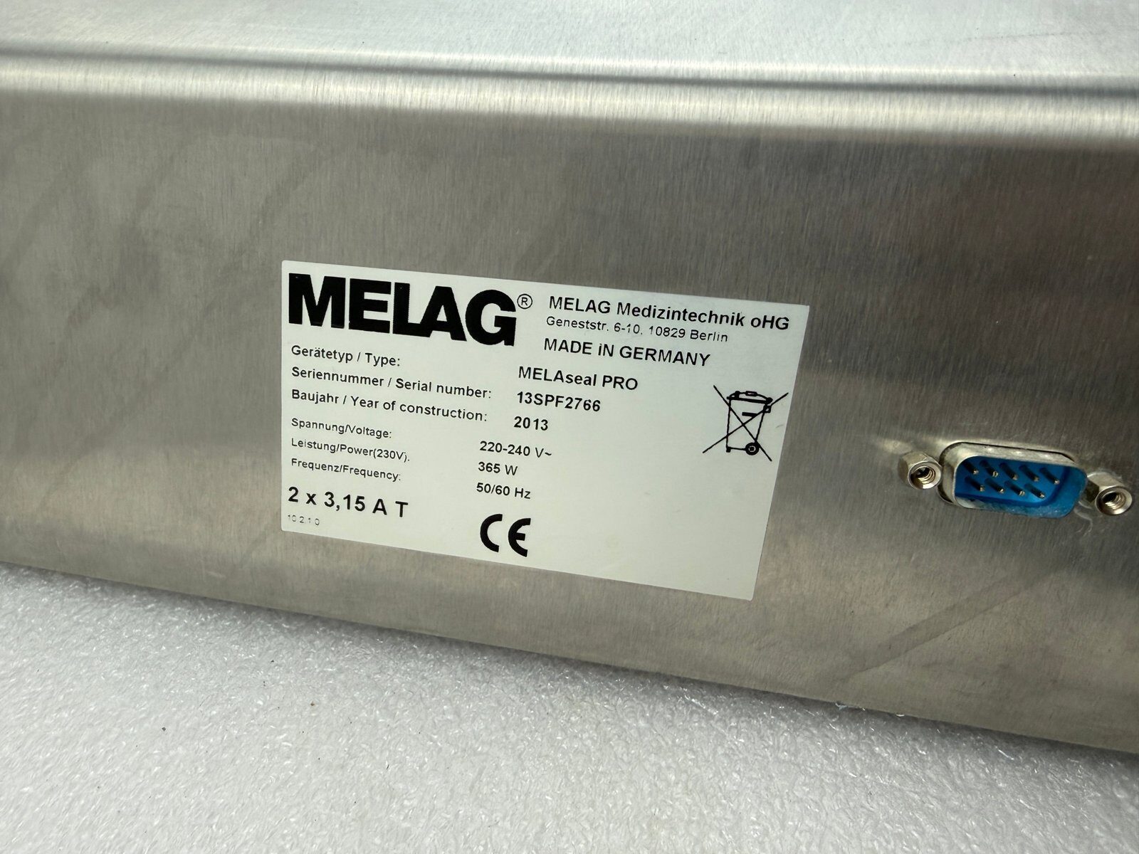 MELAG MELAseal PRO Automatic Sealing Device Folienschweißgerät Sterilisation | 430054