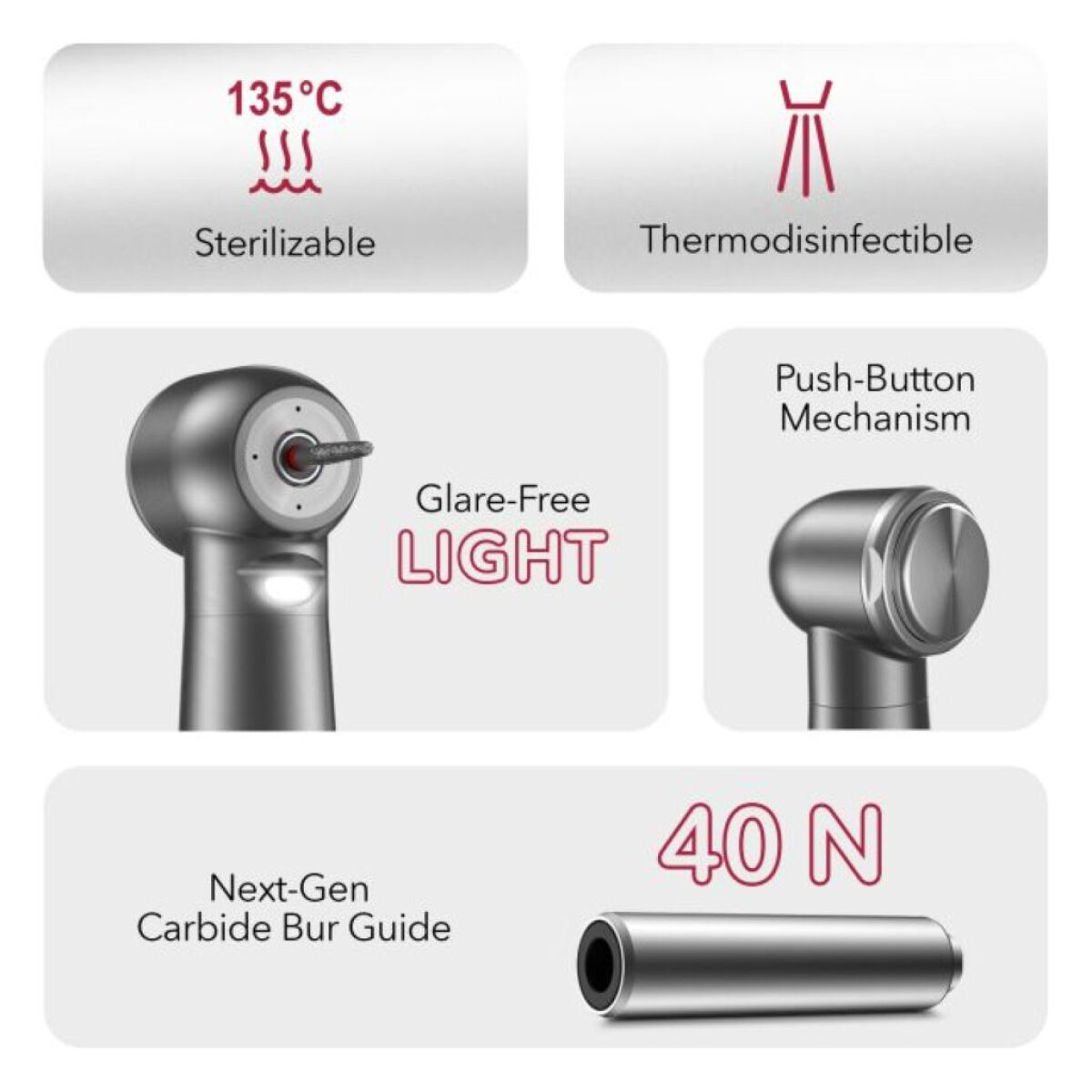 MK-dent HE22KL Eco Line Turbine -kleiner Kopf- Licht – – Anschluss W & H | 430552